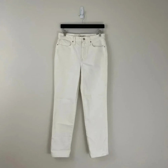Madewell The Girl Jean High Rise Denim in Tile White Size 26 - Picture 1 of 8